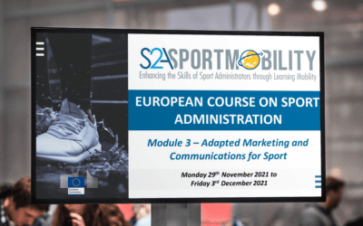 Final Module on “Adapted Marketing and Communication for Sport”