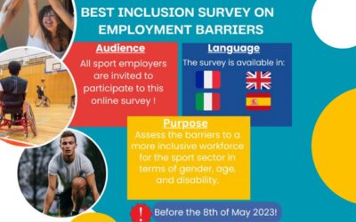 Achieving a More Inclusive Workforce for Sport in Europe – Survey for Employers